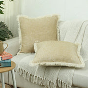 Classic Texture Cushion Covers In Ocher Colour