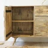 Darwin Mango Wood Closed Cabinet