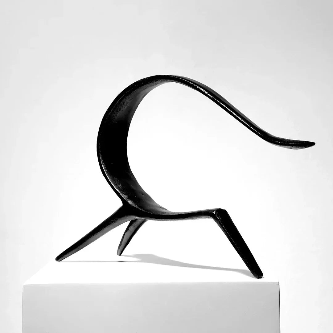 Swift Curve - Modern Abstract Animal Sculpture