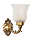 Small Traditional Brass Single Wall Light