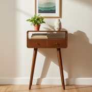 Mini Chestnut Console Table