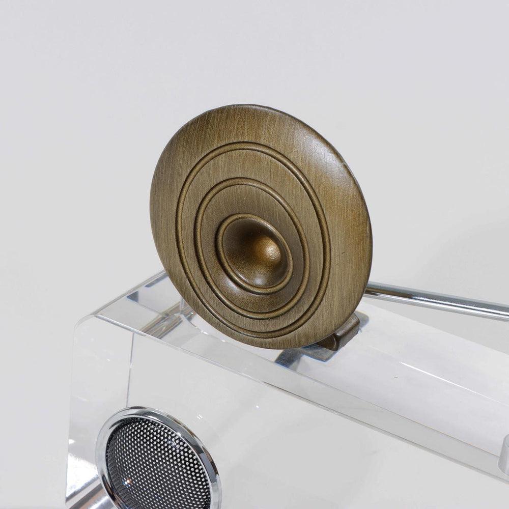 Nordic Soundbox Decor Object | Premium Designer Crystal Accent Showpiece for Home Decor