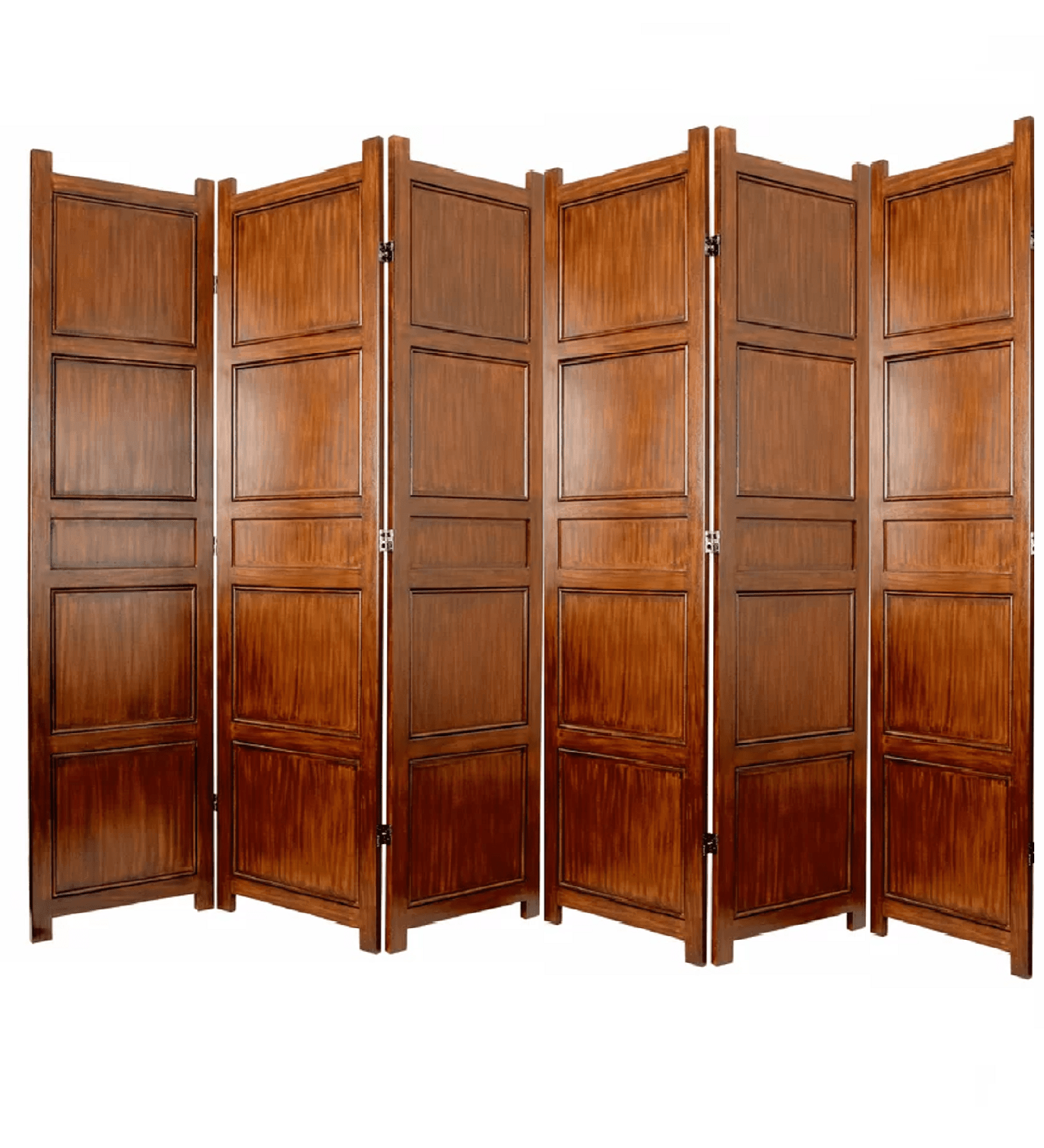 Folding Room Partition with Mango Wood & MDF Jali