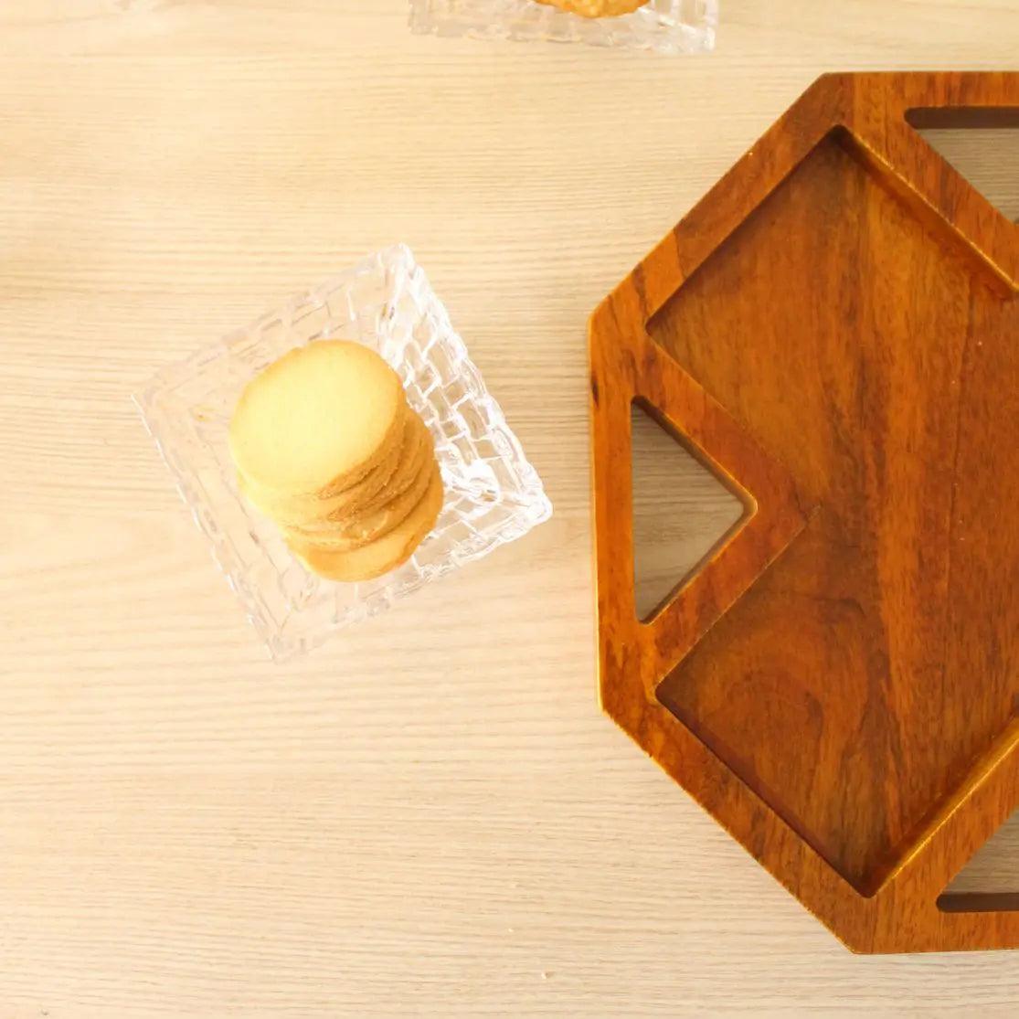 Octagonal Platter 2.0 |  Mango Wood