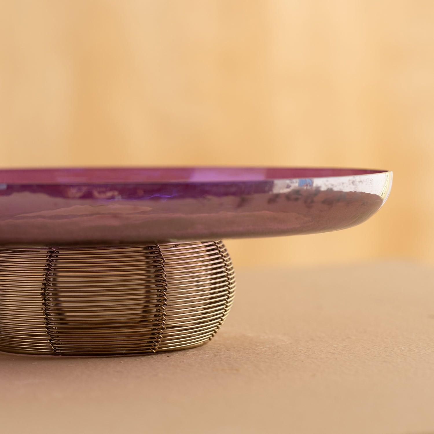 Urja Tray | Green & Purple