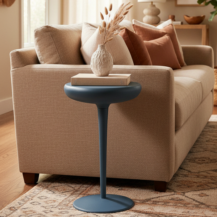PIN Table | Vintage Round & Rustic Style Table for Living Room &  Retro table