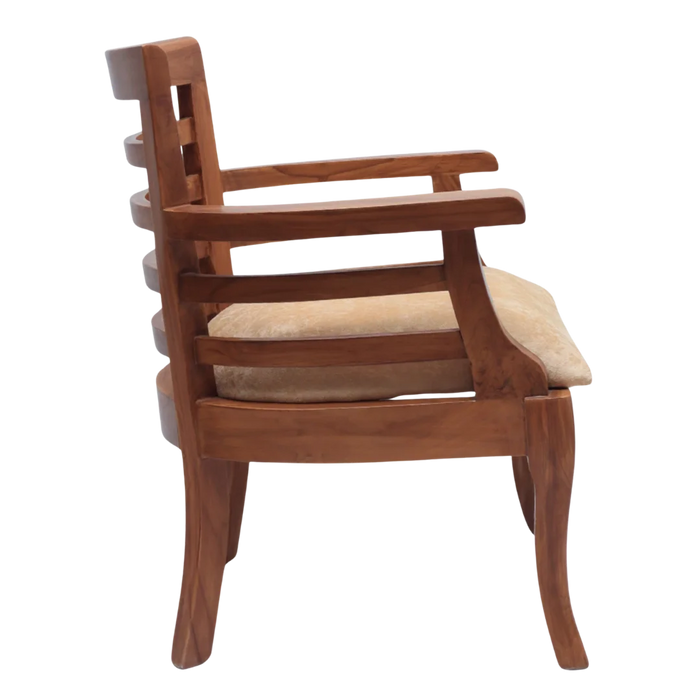 Toledo Teak Wood Arm Chair