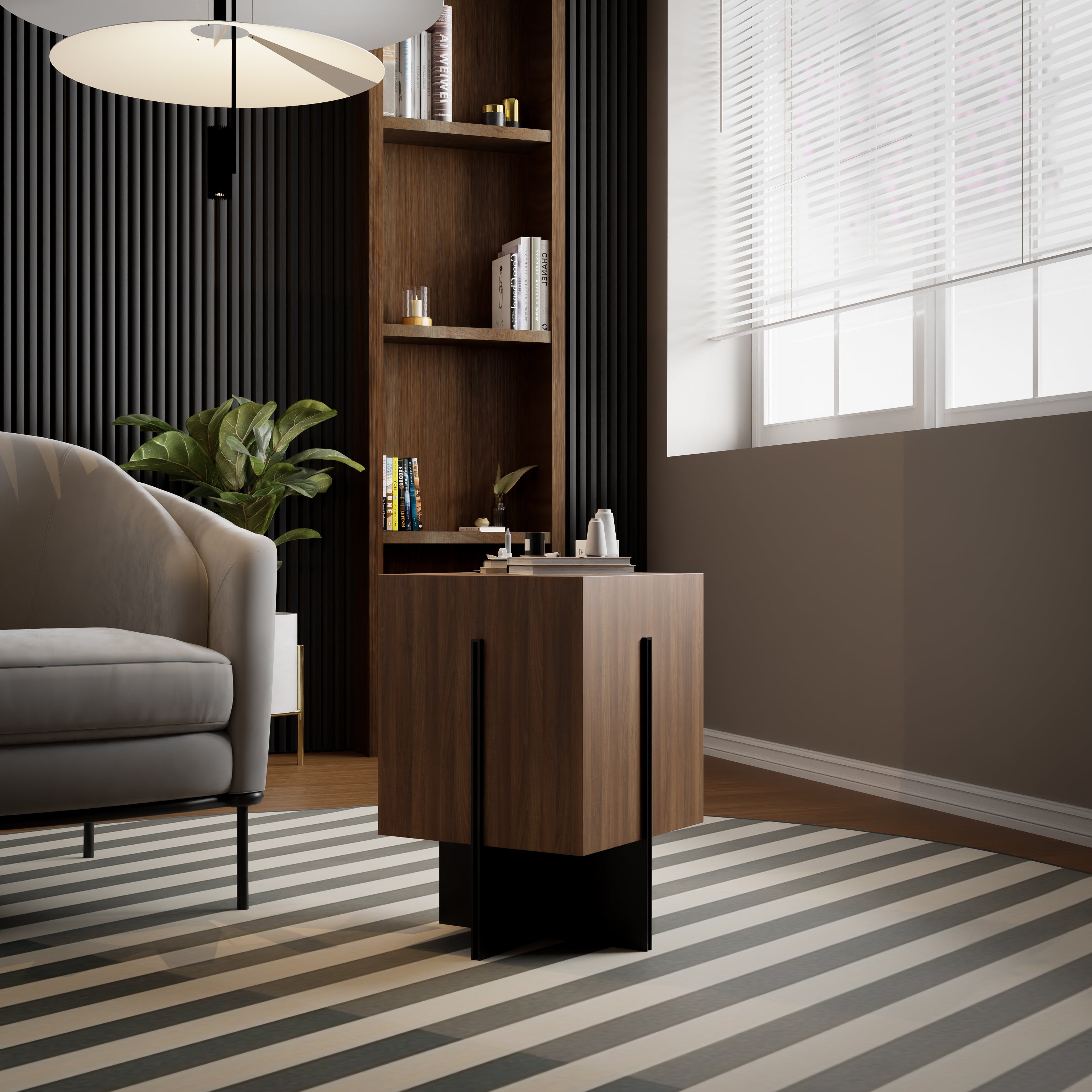 Quest Jet Accent Table