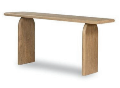 Arc Bench Console | Acacia Wood