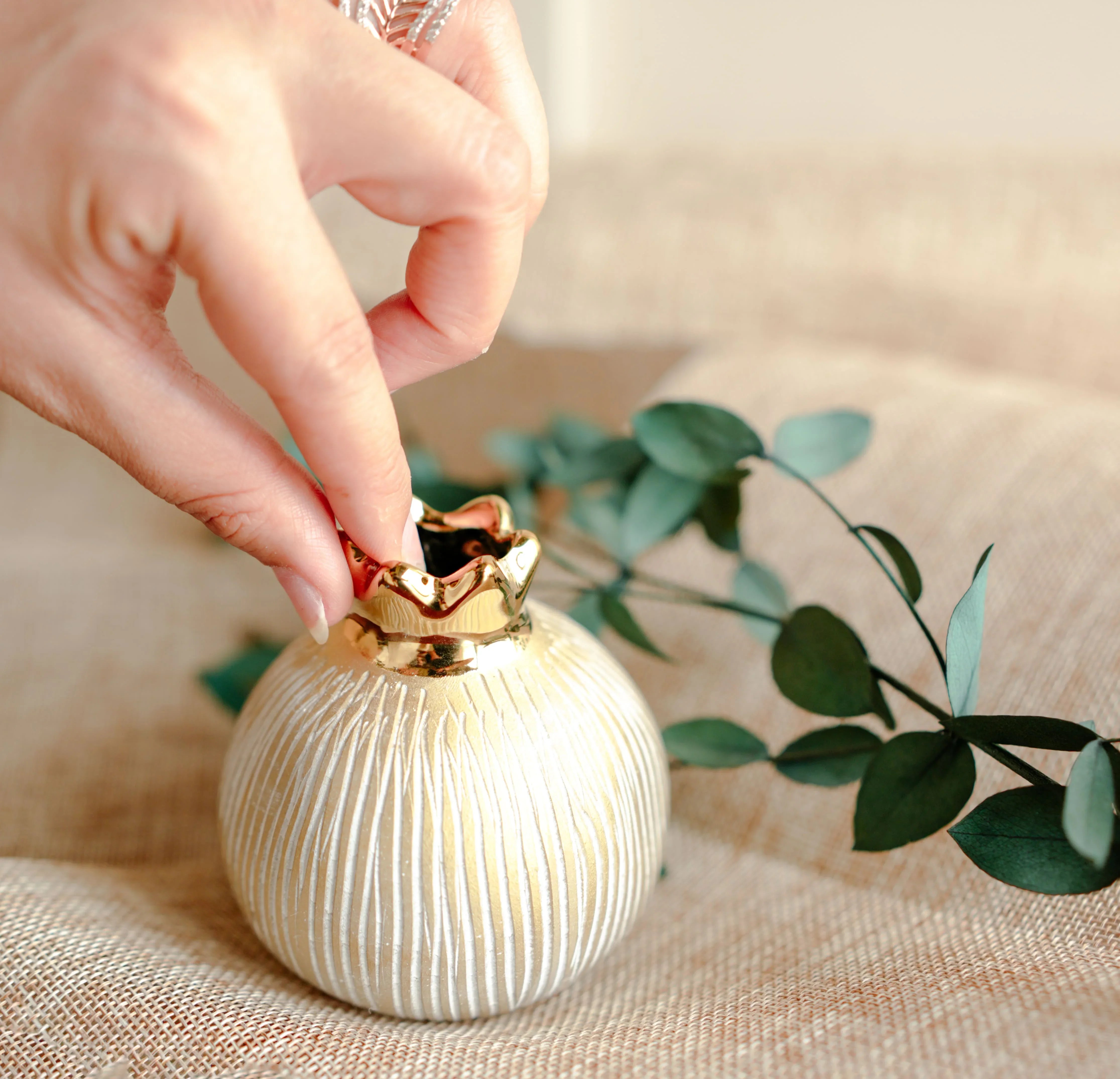 Pomegranate Jewel Vase