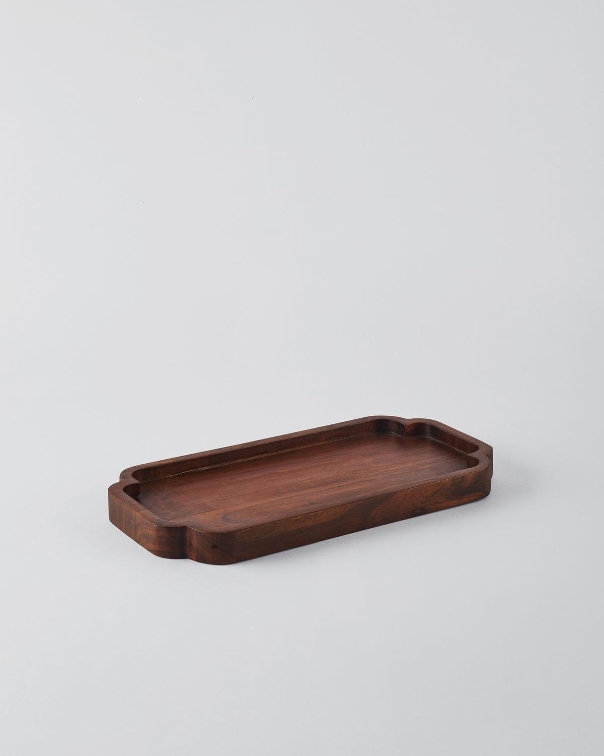 Acacia Wood Serving Tray | Wooden Serving Platter Snack Serving Tray