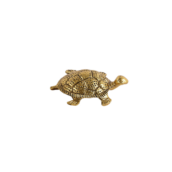 Turtle on Glass Plate Vastu Statue