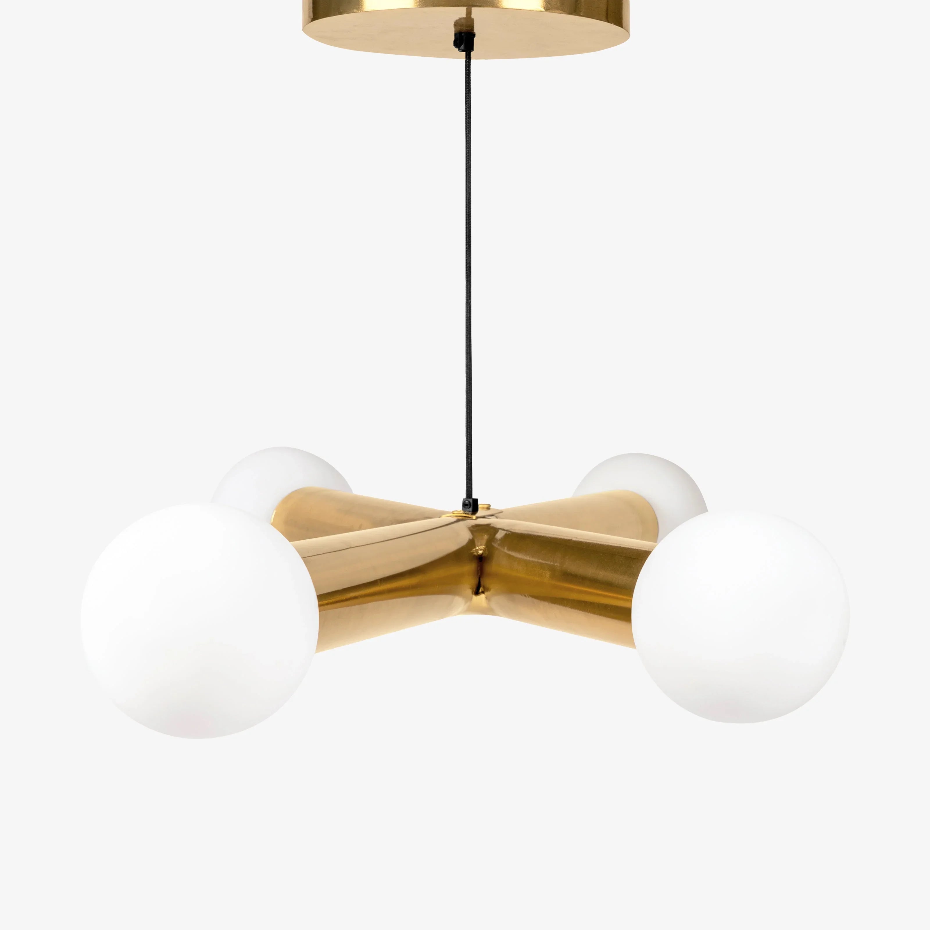 Cora Chandelier | Mild Steel and Glass