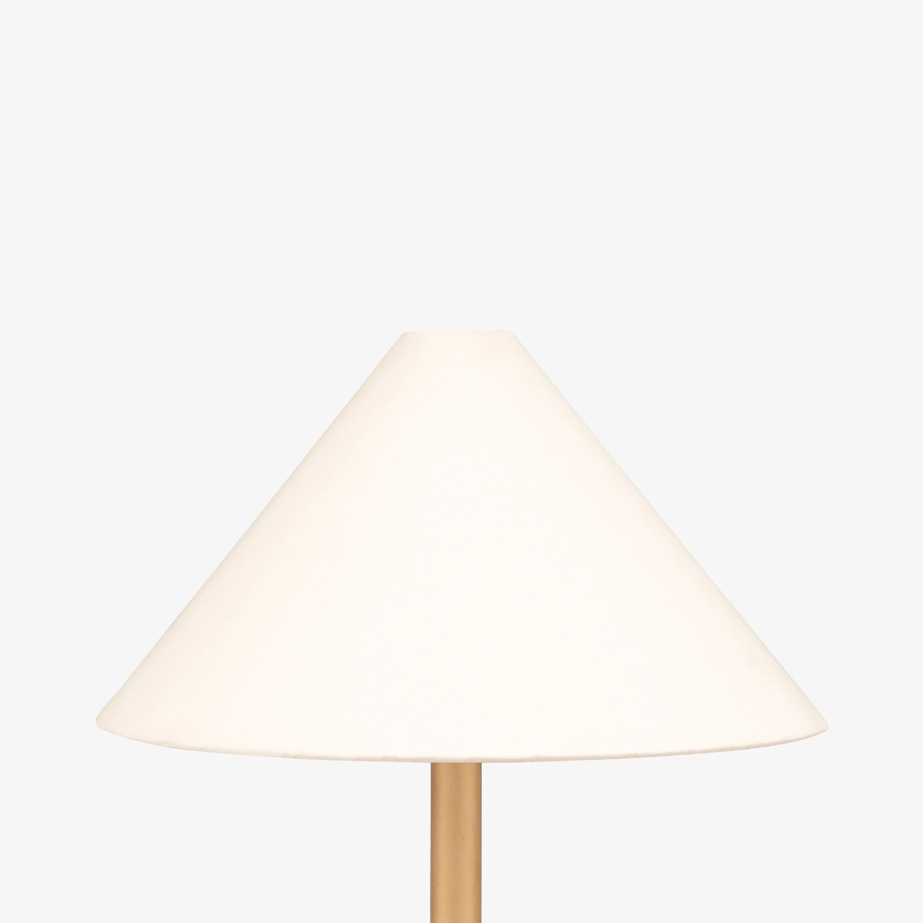 Velar Floor Lamp for Living Room | Modern Brass Finish Standing Lamp with Marble Base & White Linen Shade
