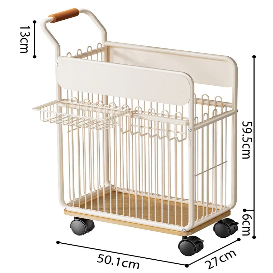 Yoga Equipment Storage Cart