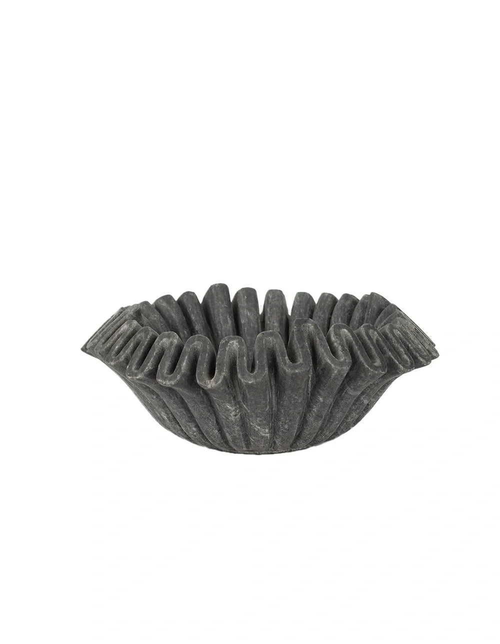 Frill Bowl | Black Marble