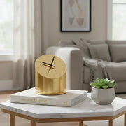 Golden Desktop Clock