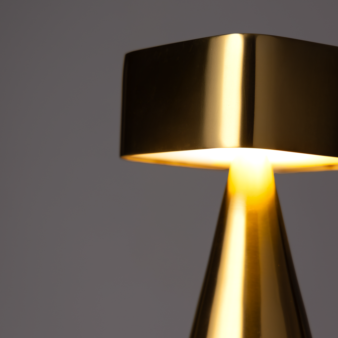 Chrome Portable Lamp