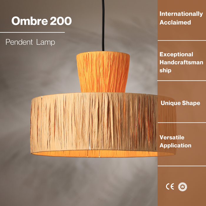 Ombre Pendant 200 | Hanging Lamp for Home Decor