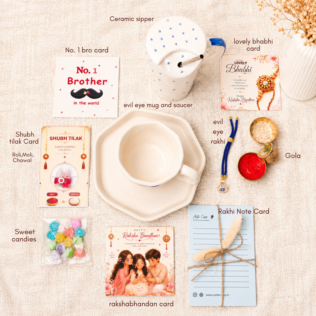Nazar Se Surakshit Rakhi Hamper