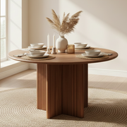 Ringo Round Dining Table | Artisan Circular Dining Table