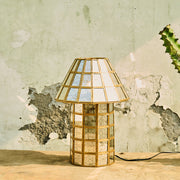 Brass-Aged Table Lamp (100% brass)