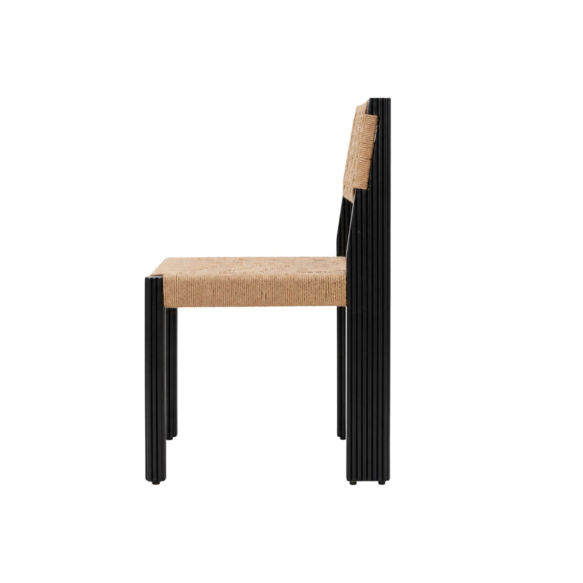 Tessa Black Teakwood Dining Chair