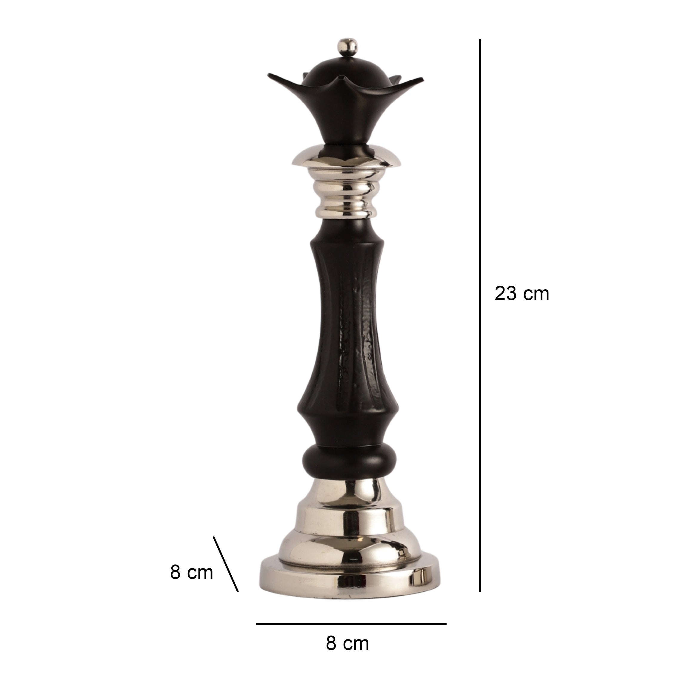 Regina Victoris Queen Showpiece – Luxury Aluminium Queen Figurine for Home & Office Décor