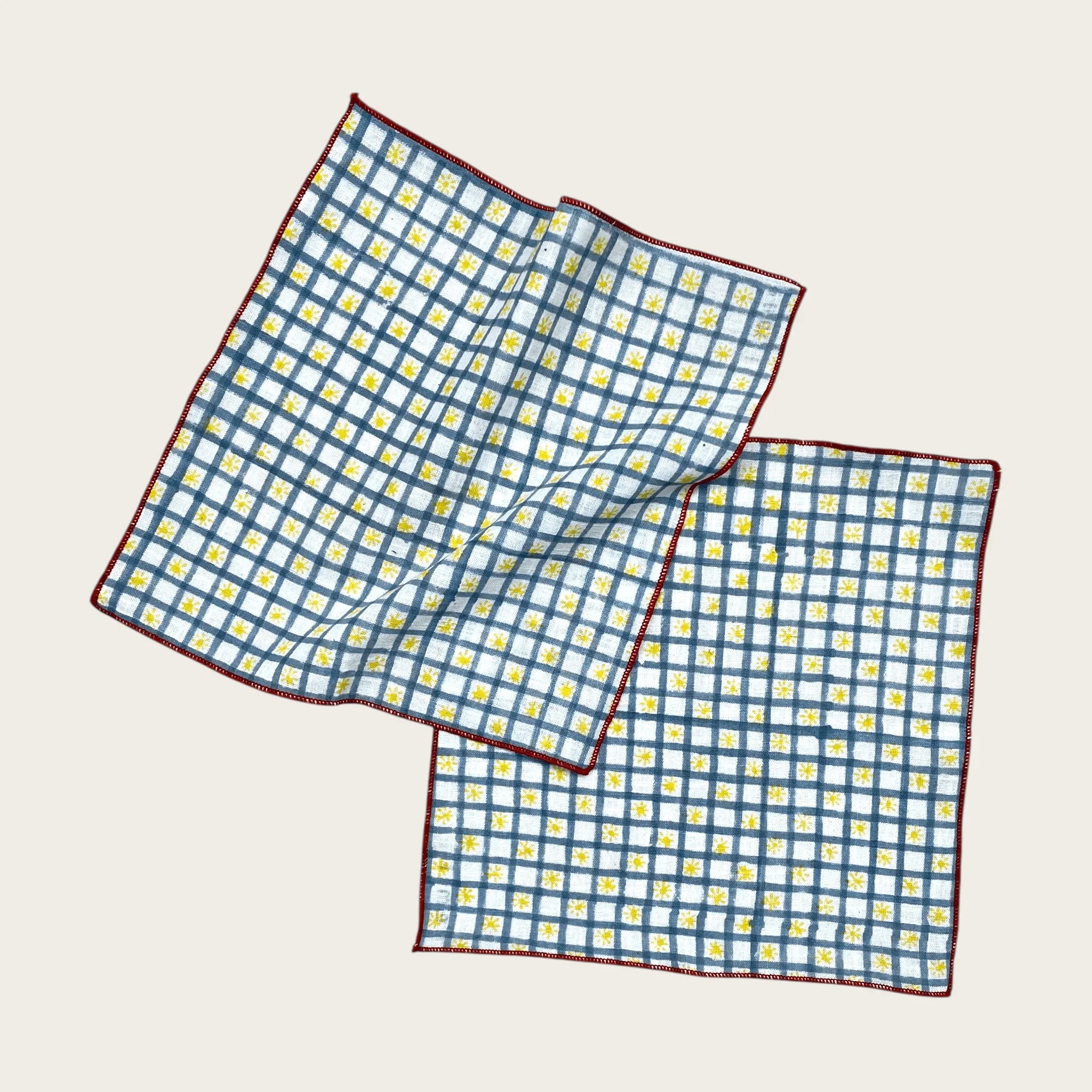 Sunny Square | Kerchief Squares | Slub Cotton