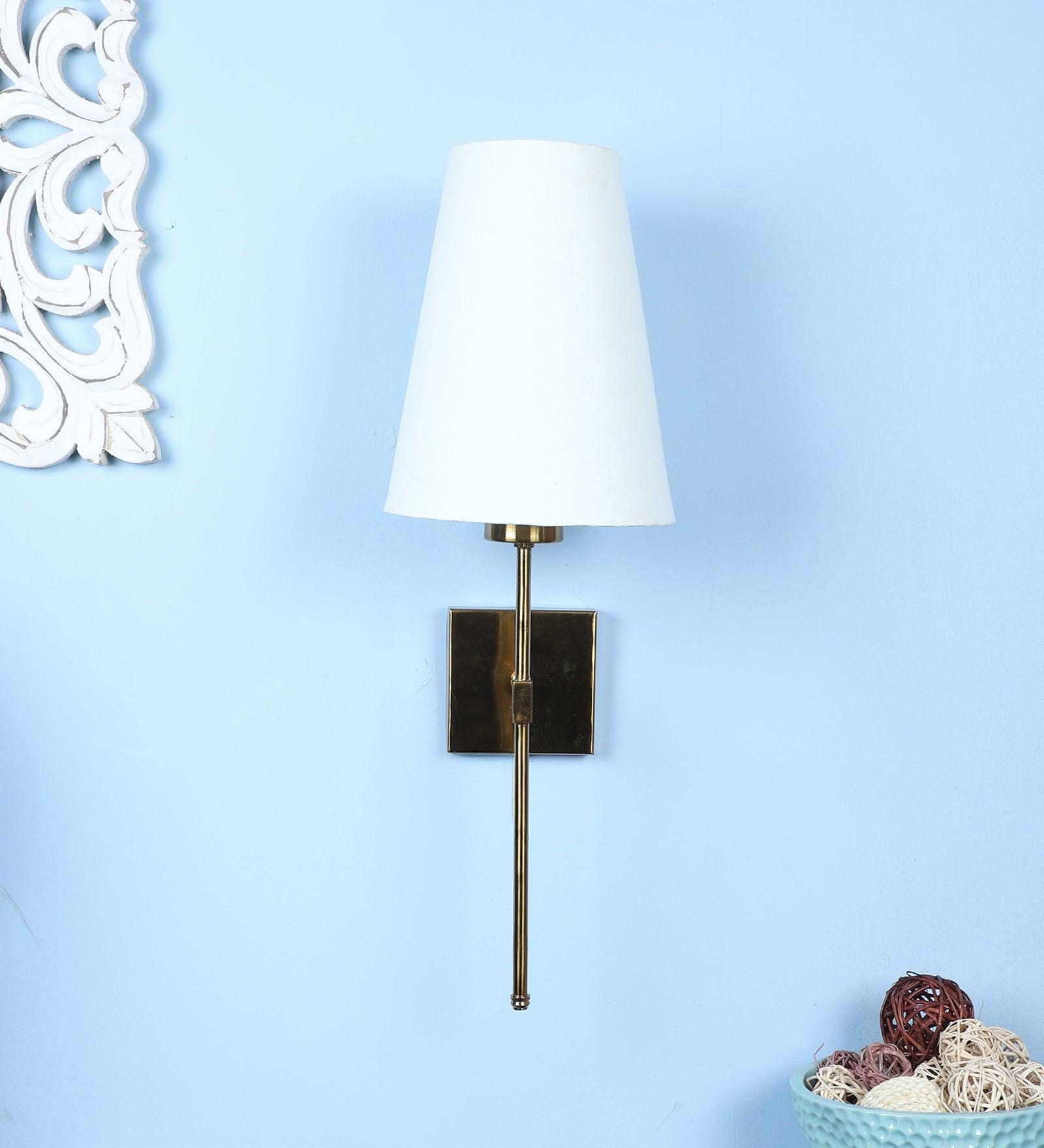 Gold Metal Wall Light | Holder Type : E27 holder ( without Bulb )