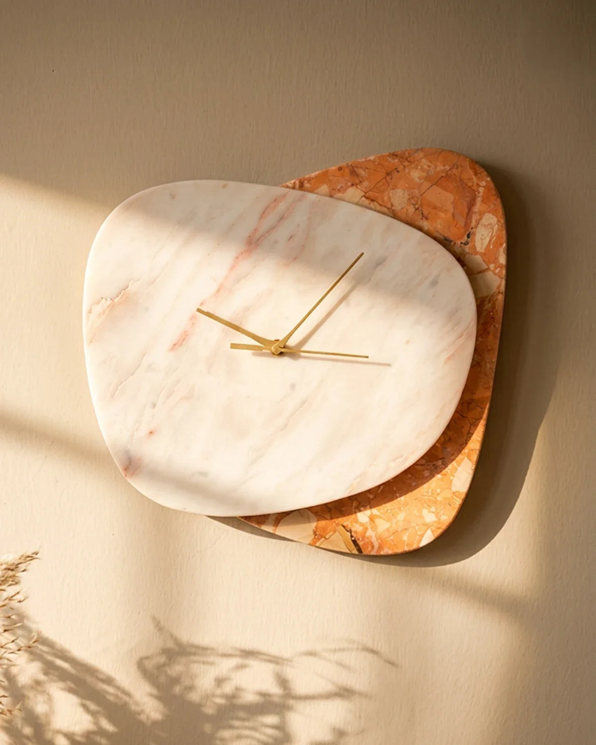 Sven - White & Rosso Wall Clock