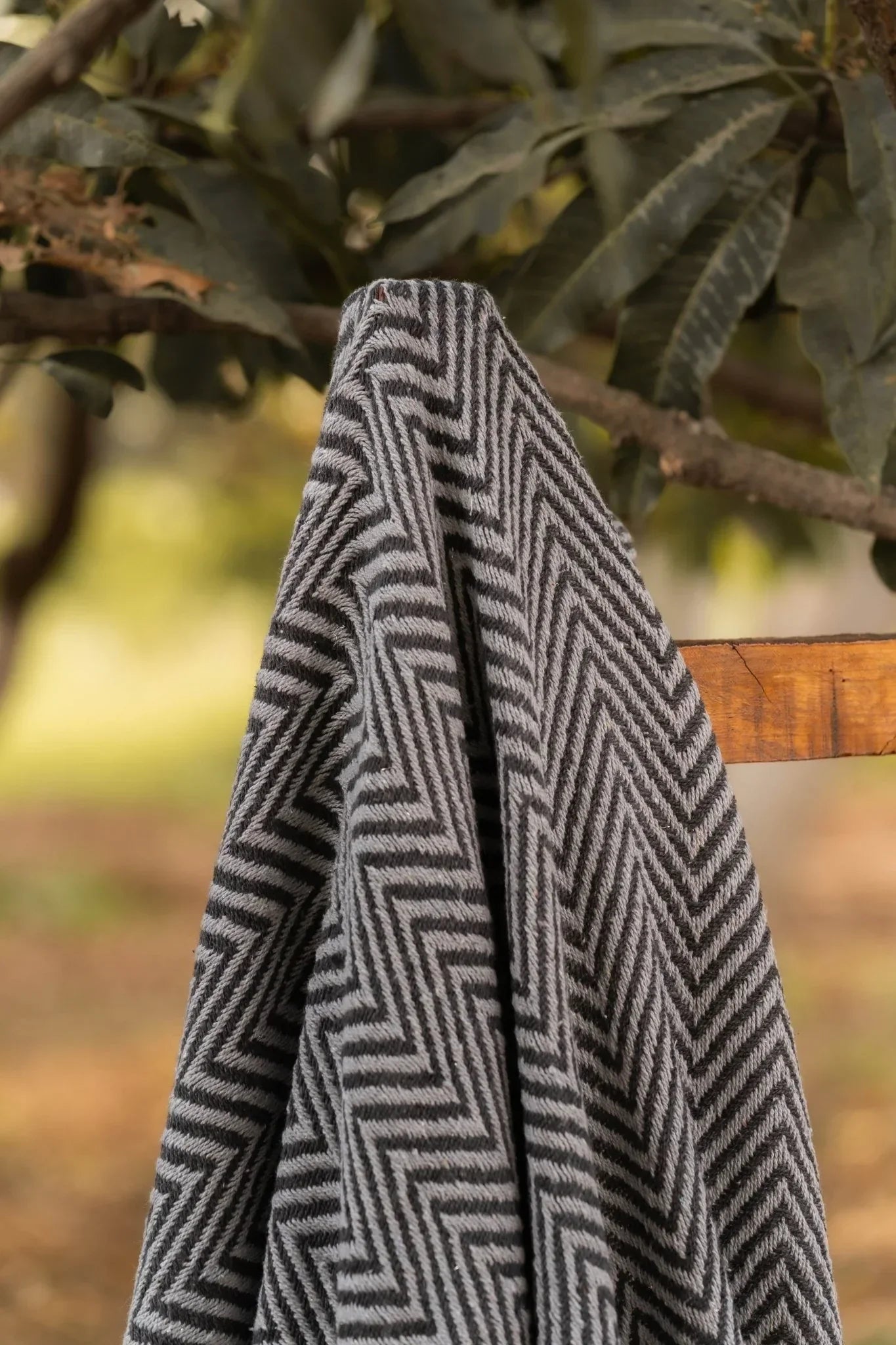 Monochrome Maze Throw