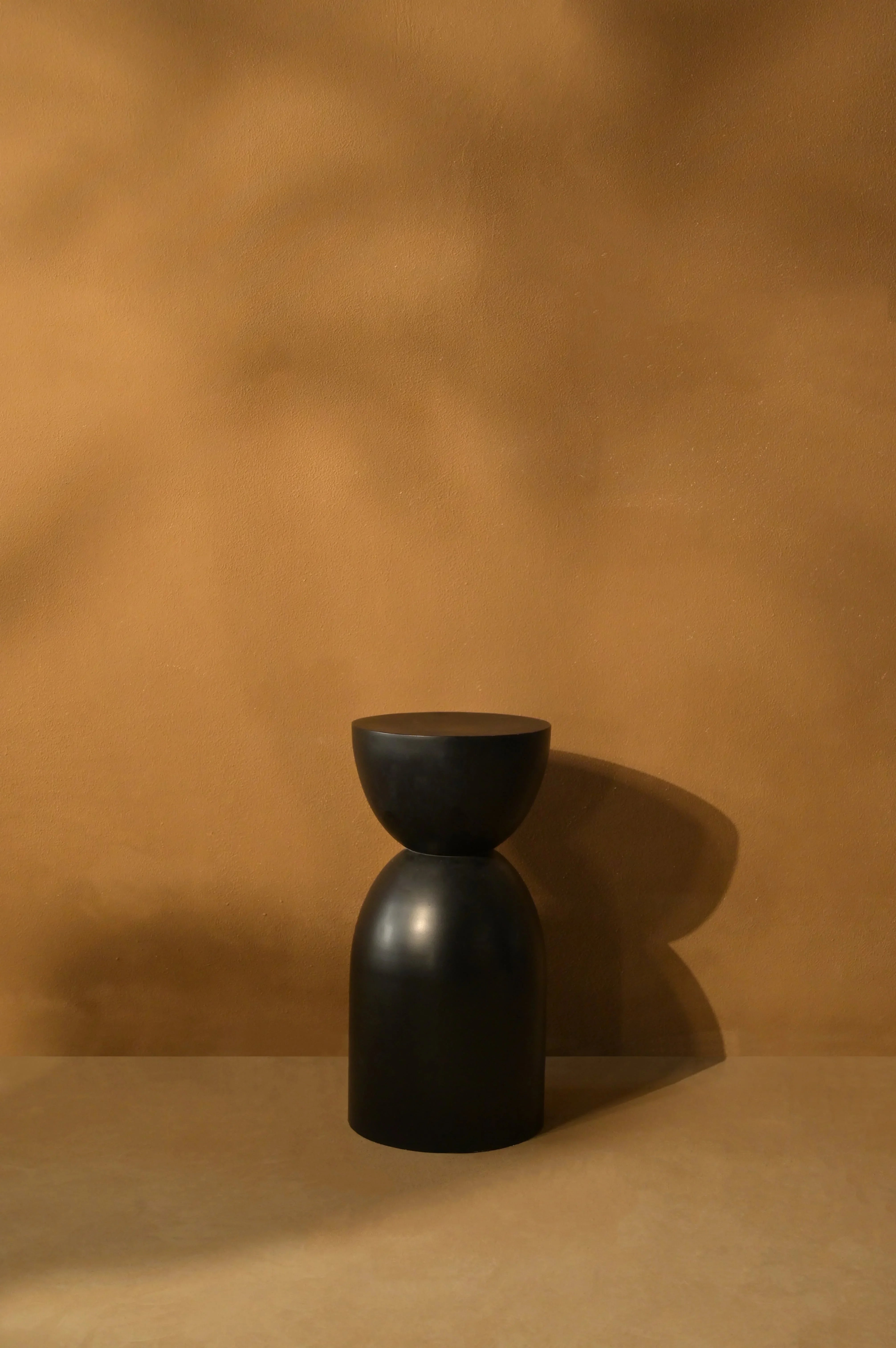 Black Unique Side Table | Modern Minimalist Iron Accent Table | End Table