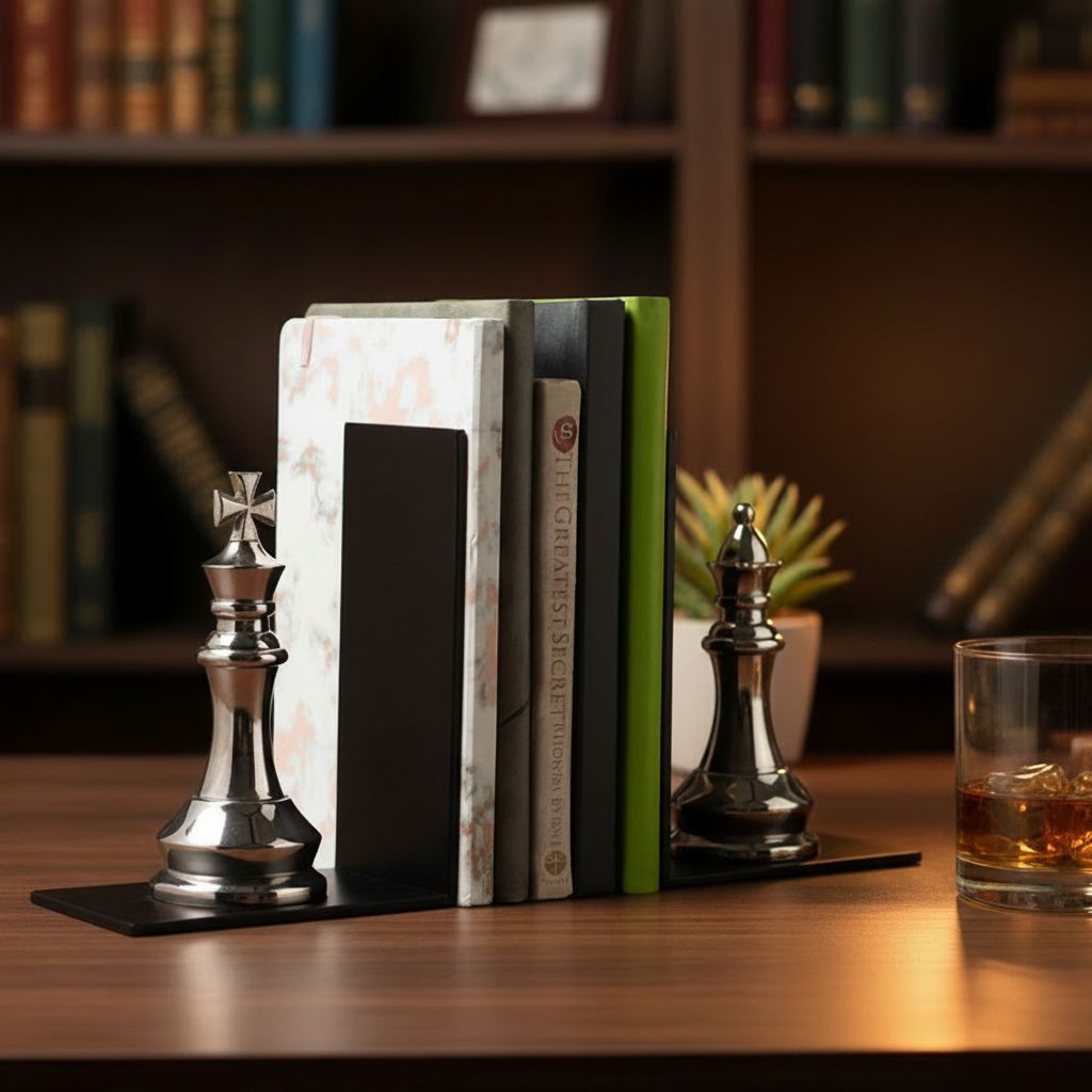 Orlian Bookend in Silver