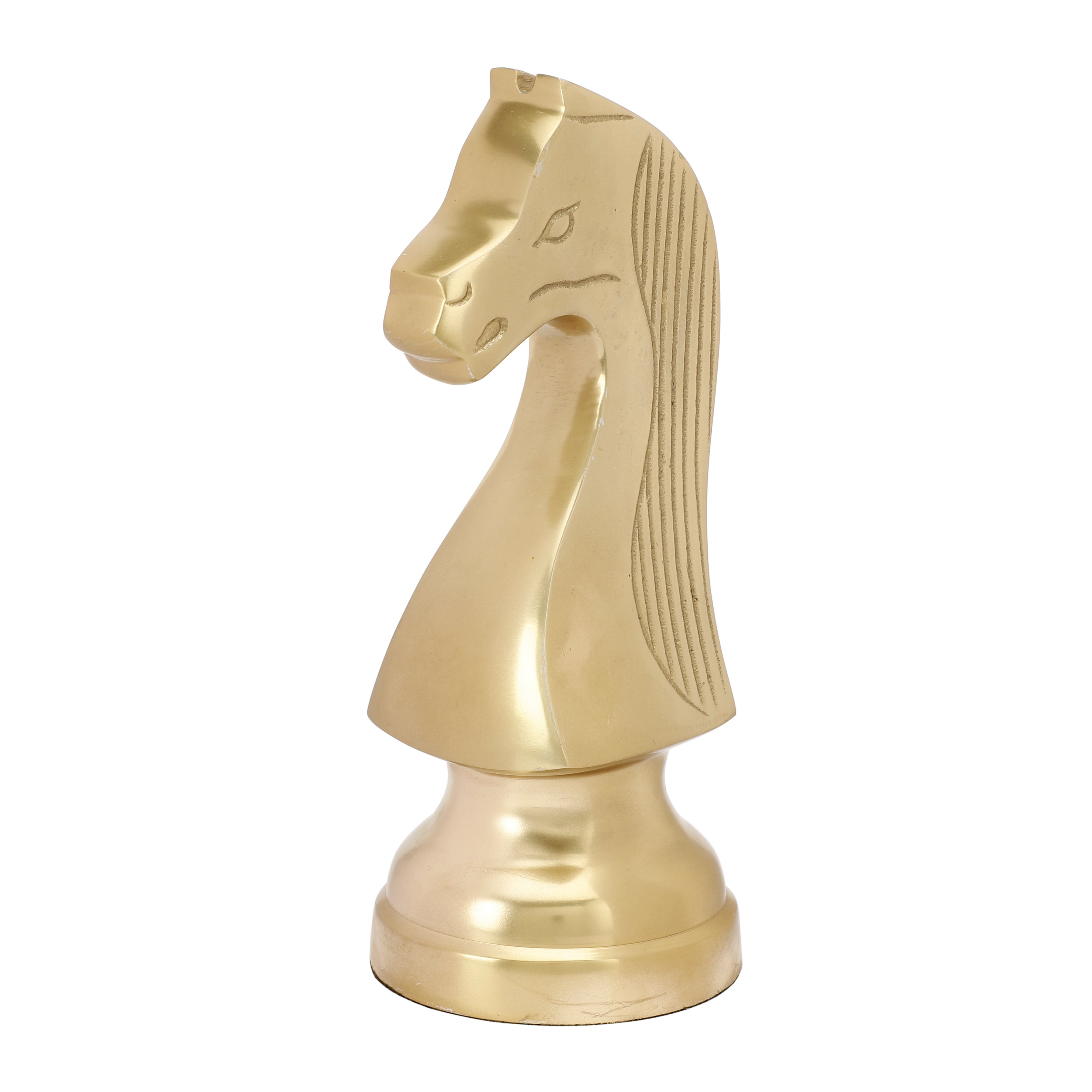 Chess Horse Gold Showpiece