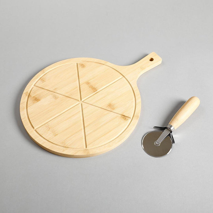 Zimri Bamboo Pizza Board With Knife