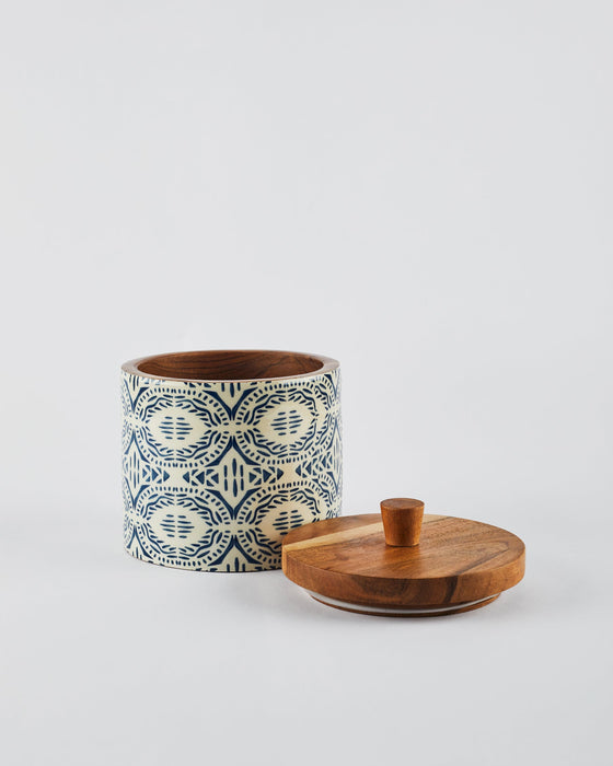 Fai Wooden Storage Jar