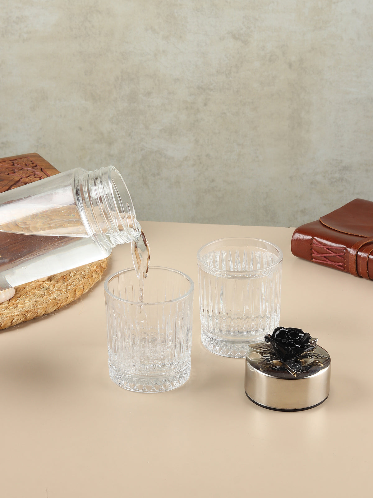 Petal Eclat Bottle & Glass Set