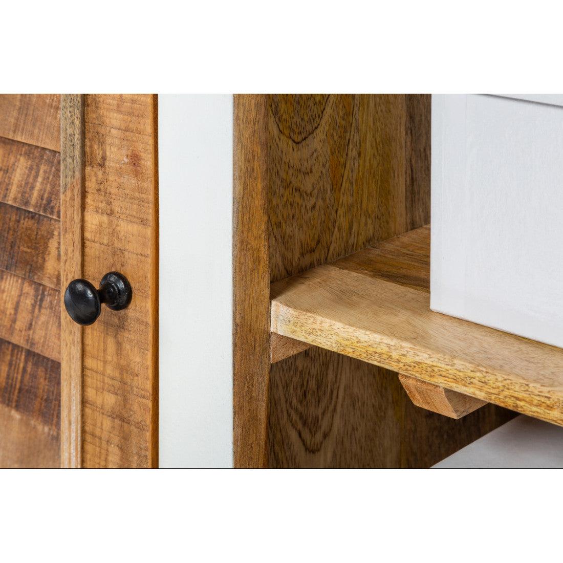 Whitewave Solid Wood Tv Cabinet Two Door Storage Unit | Entertainment Unit (Tv Unit)