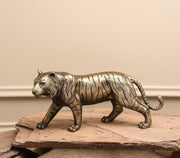 Tiger Sculpture | Antique Gold Finished