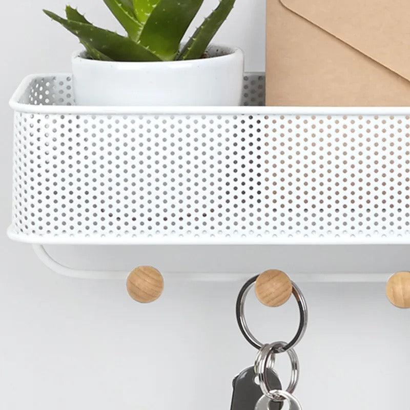 Wall Mounted Rack With Key Holder | Multipurpose Holder