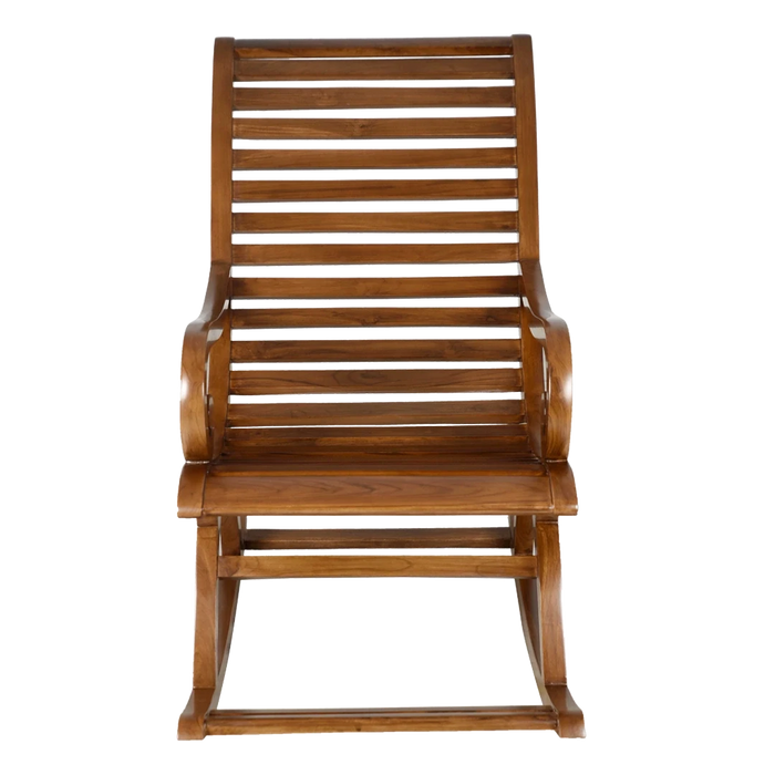 Boston Teak Wood Rocking Chair