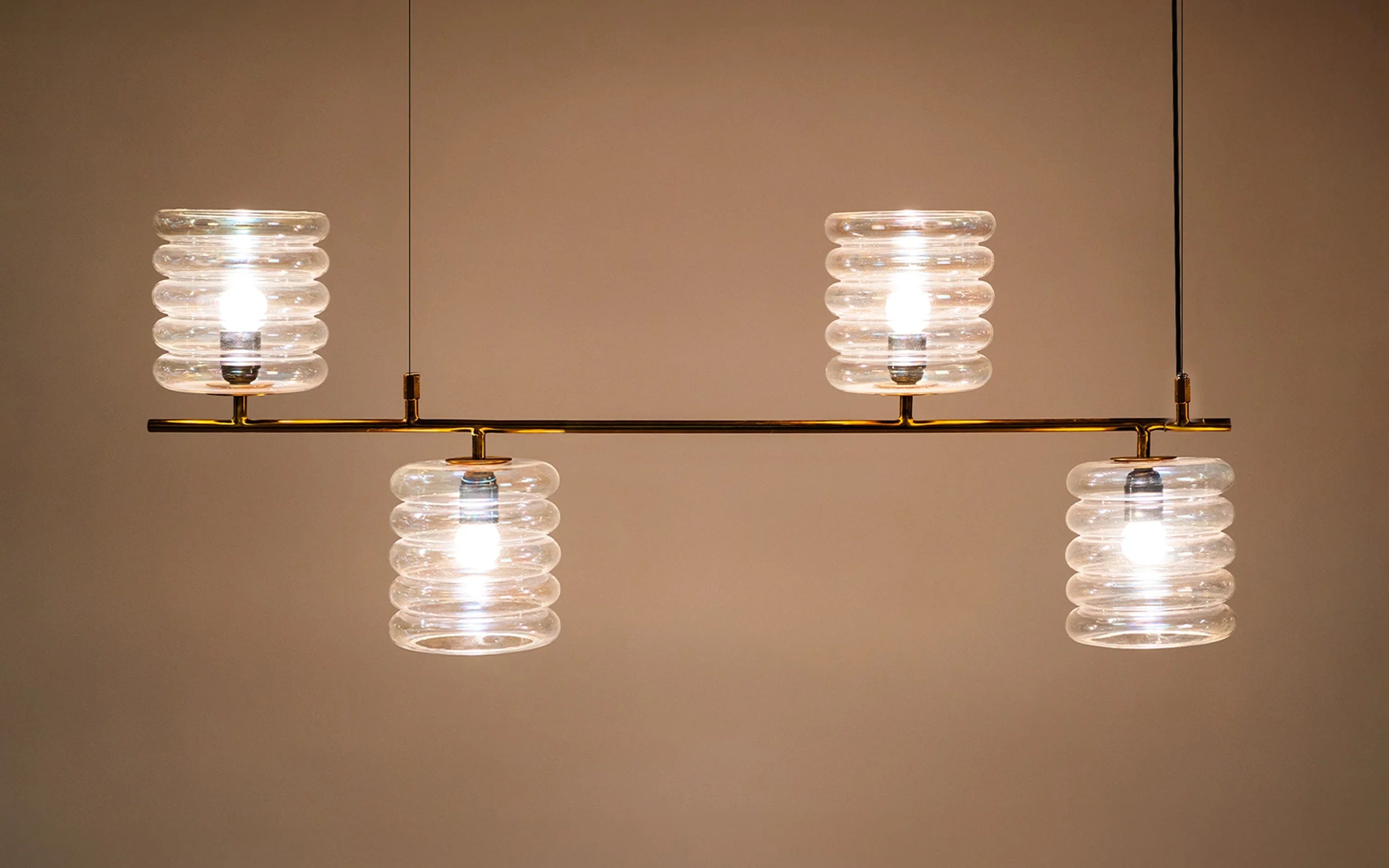 Unio Chandelier | Mild Steel and Glass