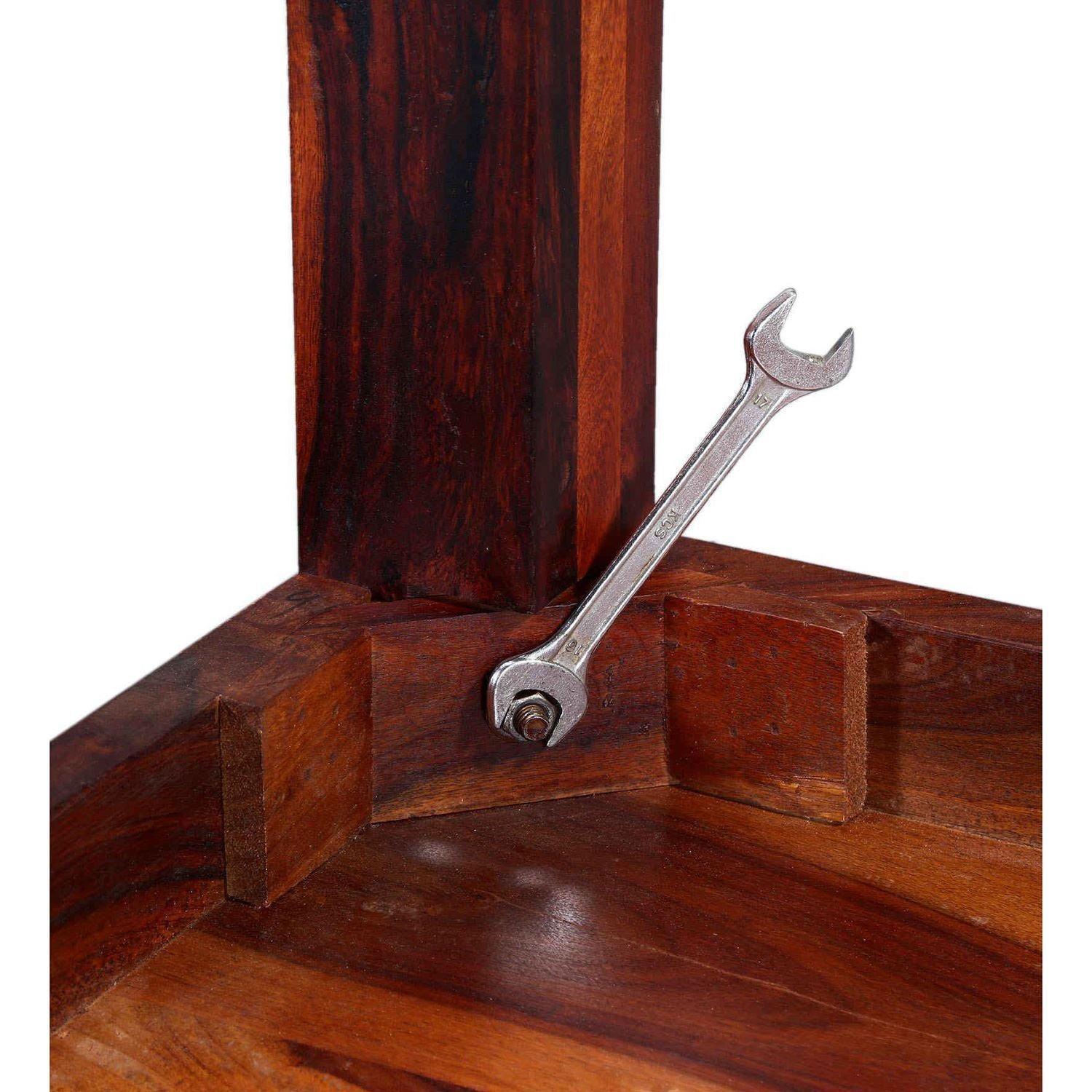 Latin Sheesham Wood Coffee Table for Living Room | Wooden Center Table | Sofa Table