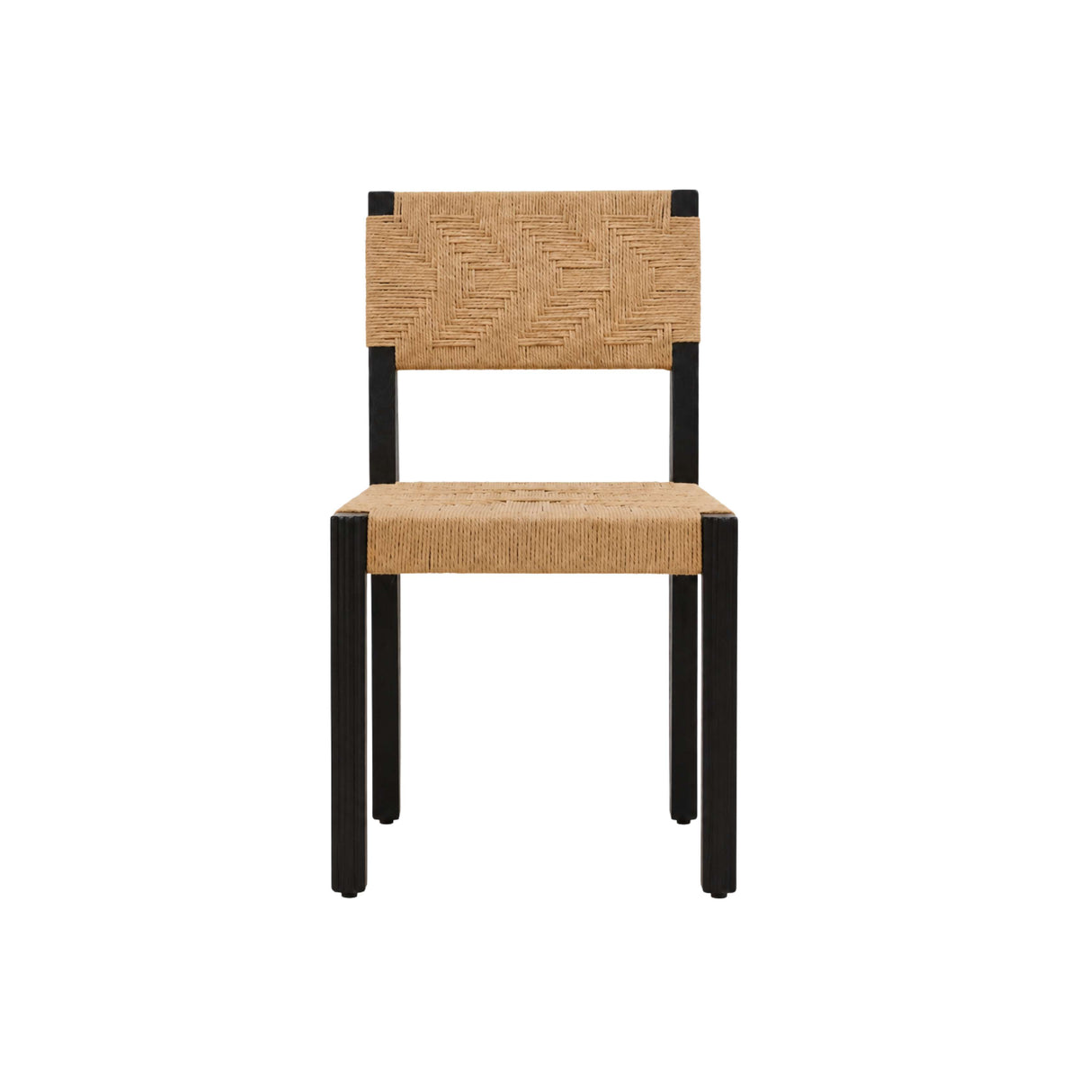 Tessa Black Teakwood Dining Chair