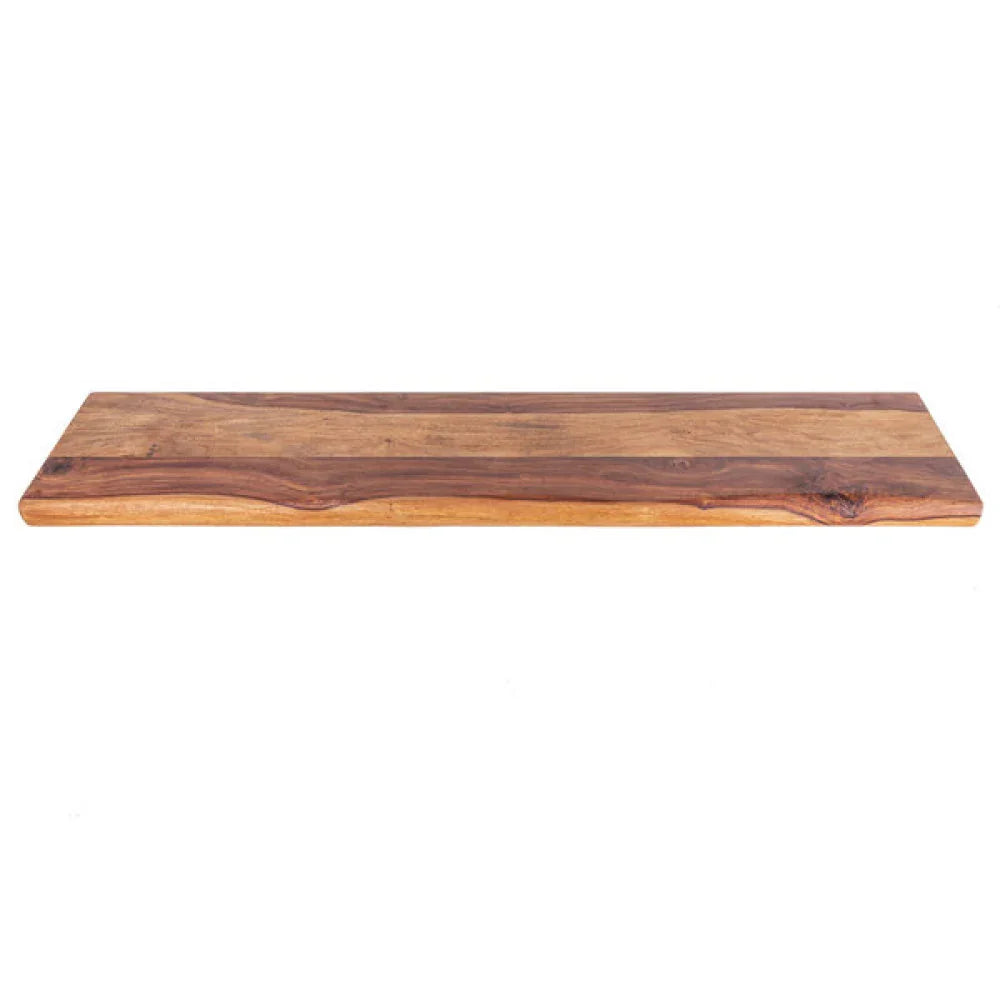 Sheesham Wood Floating Wall Shelf | Rustic Solid Wood Bookshelf | Wall Hanging Display Shelf for Home Decor
