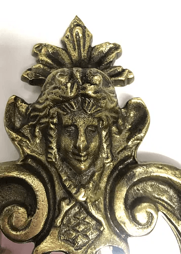 Vintage Brown Wall Mirror | Decorative Antique Hanging Mirror | Dressing Mirror