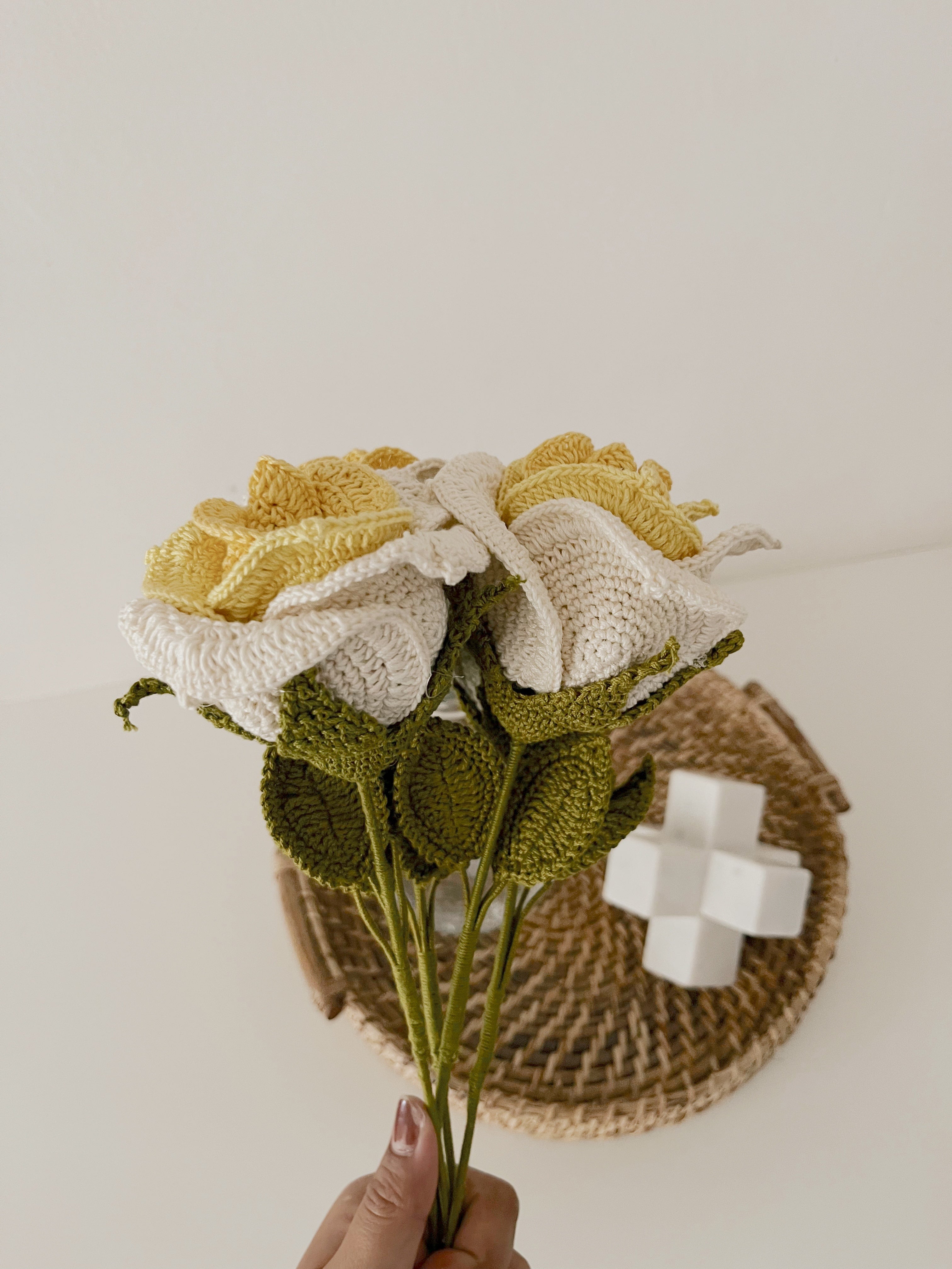 Gradient Thai Rose  - Crochet Flower