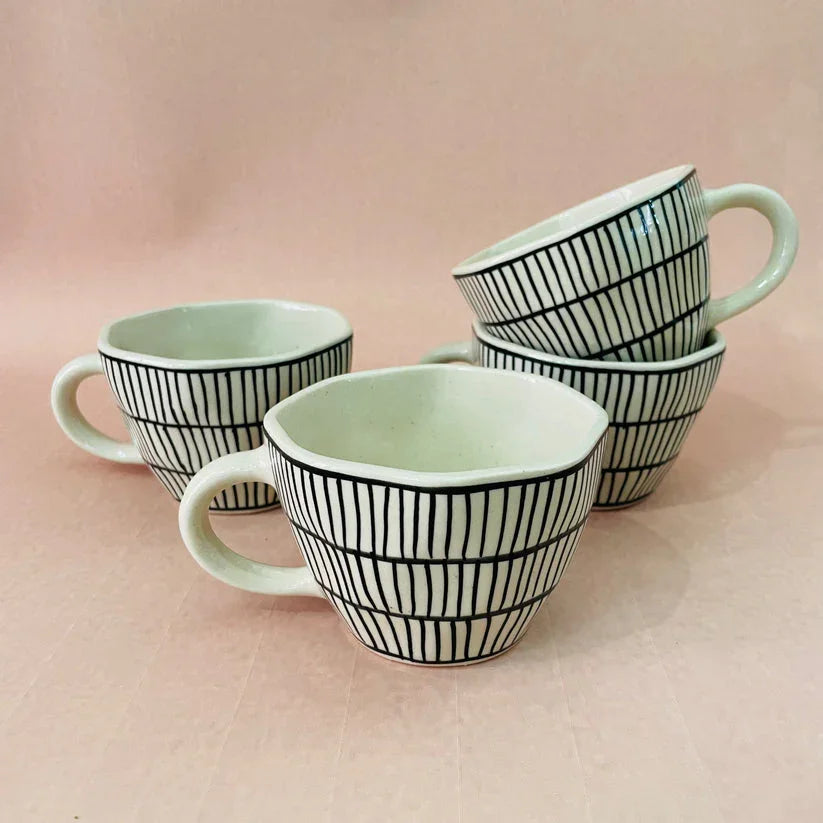 The Black Striped Cup