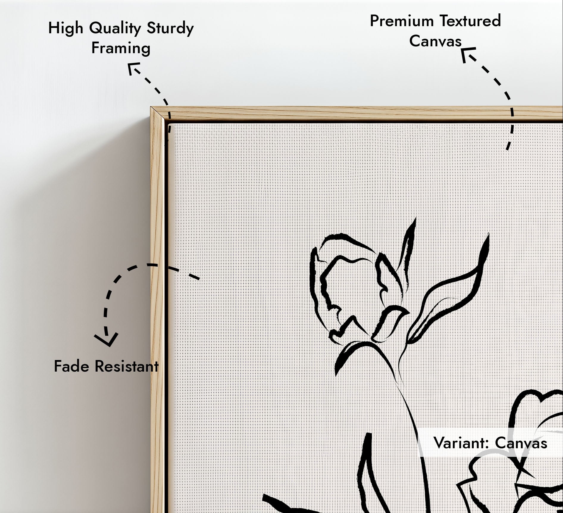 Pivoines Wall Painting